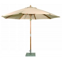 9'/2.7m garden umbrella with cover