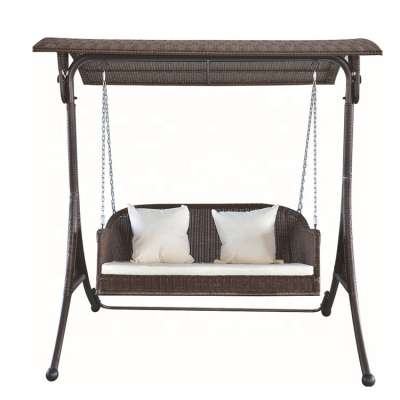 Outdoor Rattan Hanging Chair Lounger Furniture, Indoor Wicker Rattan Swing Chair Basket Stand