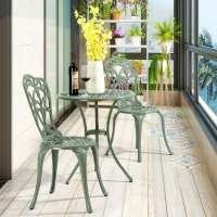 3pcs patio set cast aluminum