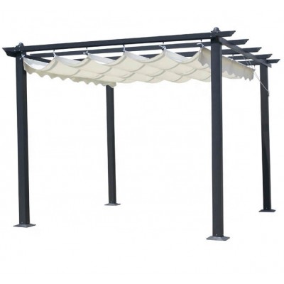 Taizhou Joy Hot Sale Classical Wrought Iron Aluminum Gazebo Pergola