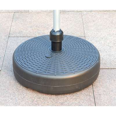 Heavy Duty Outdoor Umbrellas Bases Stand Holder Plastic Water Filled Base