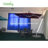 Side pole sunshade beach parasol outdoor umbrella