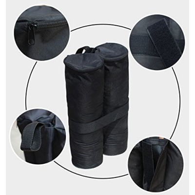 4 Outdoor Sunshade Tent Umbrella Base Holder Weight Gazebo Sand Bags 4 Sand Bag Holders